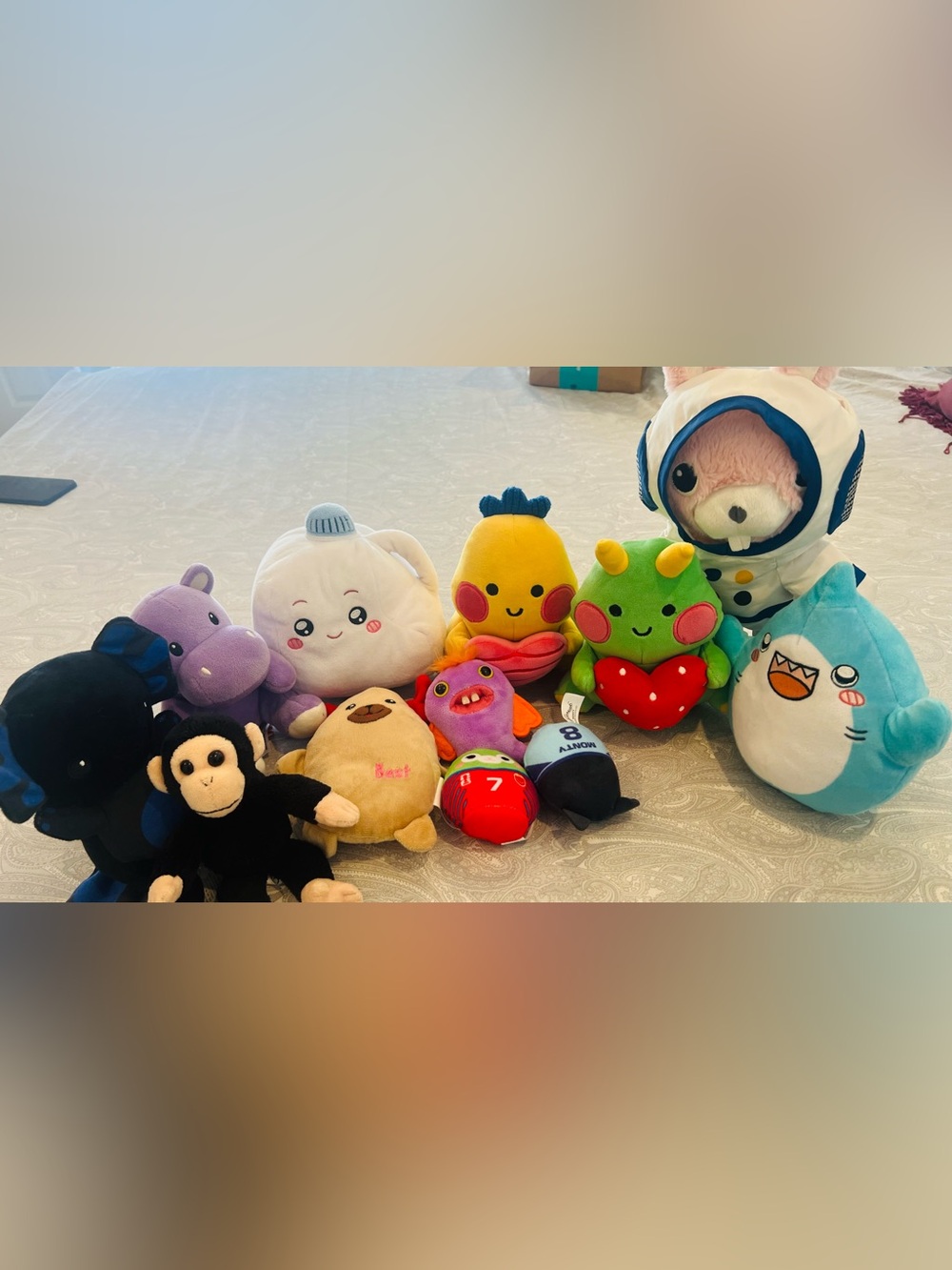 Assorted Kids Plush Toy Pack - Multi-Color Cute Characters